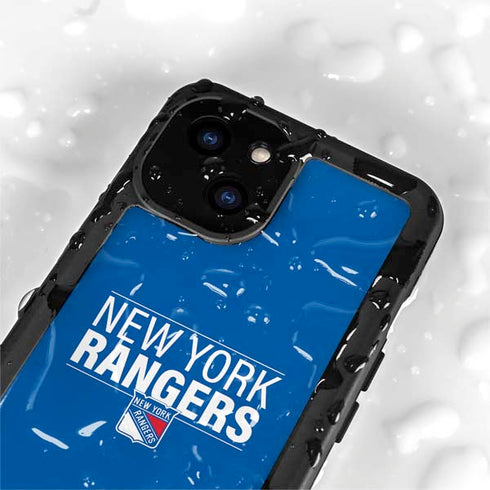 NHL New York Rangers Lineup iPhone 15 Plus Waterproof Case
