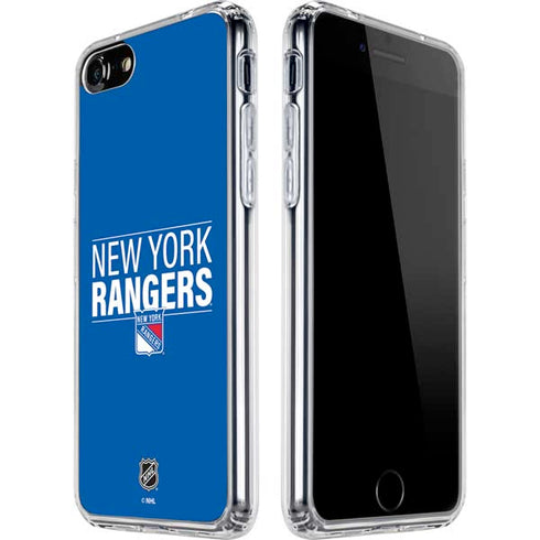 NHL New York Rangers Lineup iPhone SE (2nd & 3rd Gen) Clear Case
