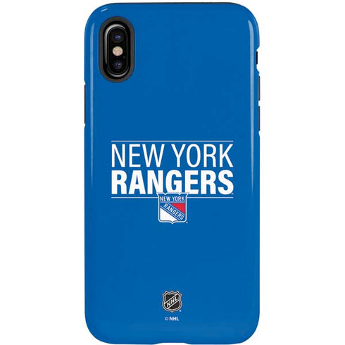 NHL New York Rangers Lineup iPhone XS Pro Case