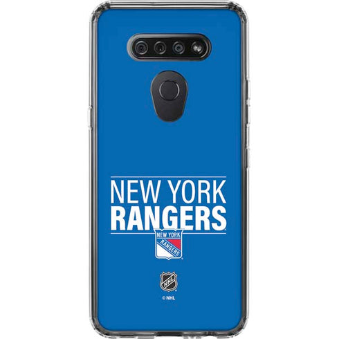 NHL New York Rangers Lineup LG K51/Q51 Clear Case