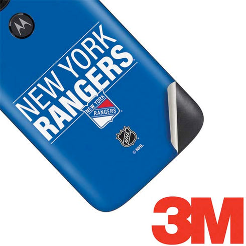 NHL New York Rangers Lineup Moto E5 Play Skin