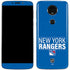 NHL New York Rangers Lineup Moto E5 Plus Skin