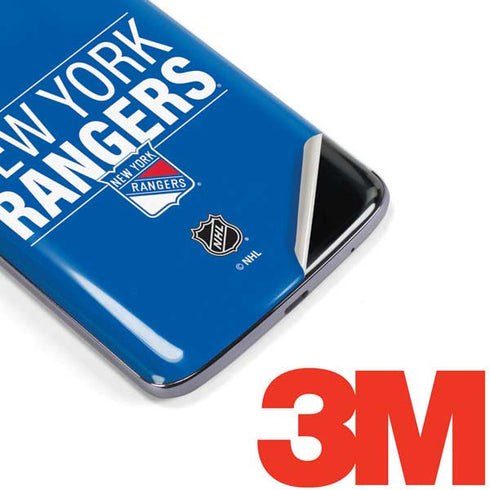NHL New York Rangers Lineup Moto E5 Plus Skin