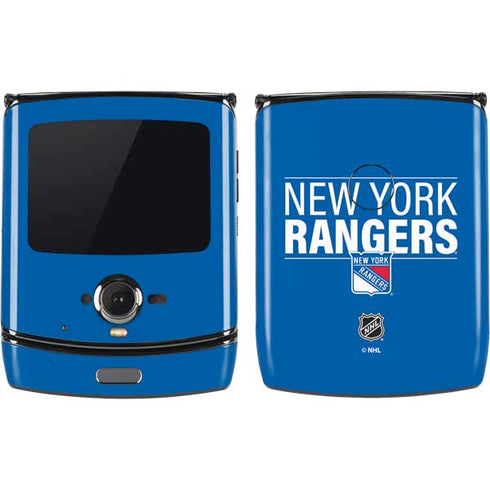 NHL New York Rangers Lineup Motorola RAZR Skin
