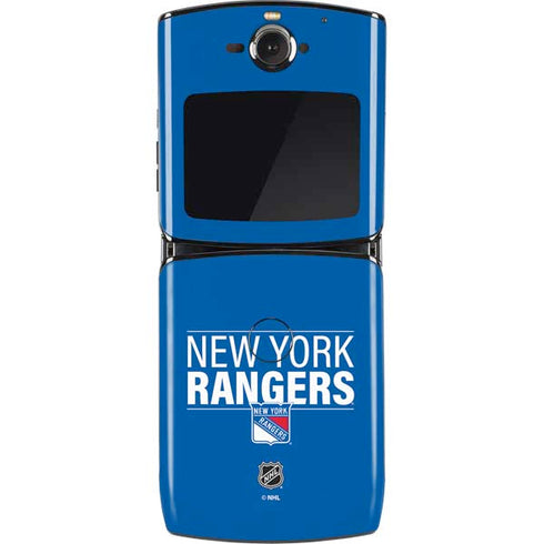 NHL New York Rangers Lineup Motorola RAZR Skin