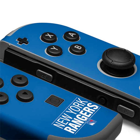 NHL New York Rangers Lineup Nintendo Joy-Con (L/R) Controller Skin