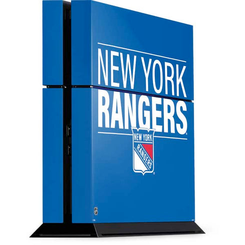 NHL New York Rangers Lineup PS4 Console Skin