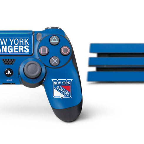 NHL New York Rangers Lineup PS4 Pro Bundle Skin