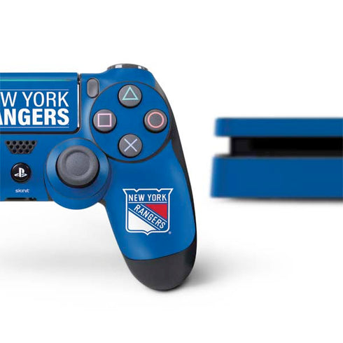 NHL New York Rangers Lineup PS4 Slim Bundle Skin