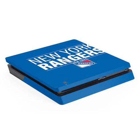 NHL New York Rangers Lineup PS4 Slim Skin