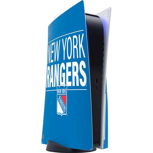 NHL New York Rangers Lineup PS5 Console Skin