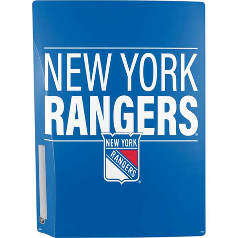NHL New York Rangers Lineup PS5 Console Skin