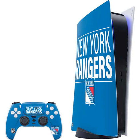 NHL New York Rangers Lineup PS5 Digital Edition Bundle Skin