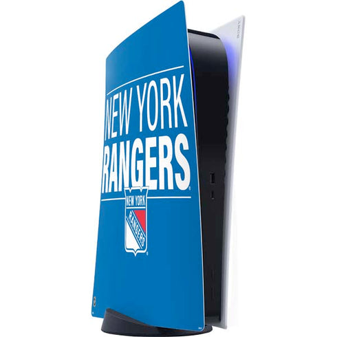 NHL New York Rangers Lineup PS5 Digital Edition Console Skin