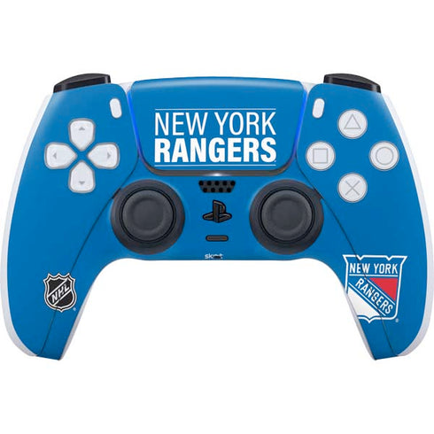 NHL New York Rangers Lineup PS5 Controller Skin