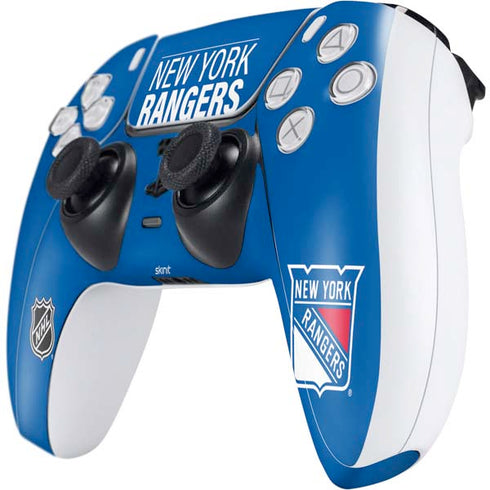 NHL New York Rangers Lineup PS5 Controller Skin