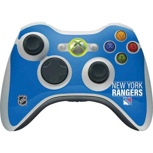 NHL New York Rangers Lineup Xbox 360 Wireless Controller Skin