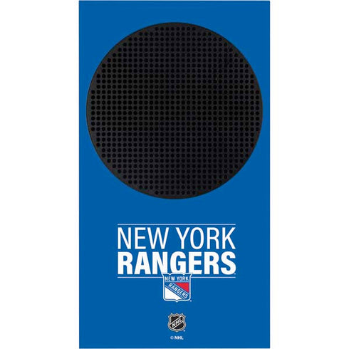 NHL New York Rangers Lineup Xbox Series S Console Skin