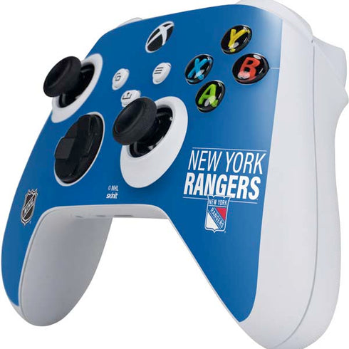 NHL New York Rangers Lineup Xbox Series S Controller Skin