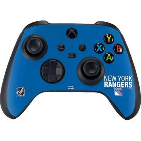 NHL New York Rangers Lineup Xbox Series X Controller Skin