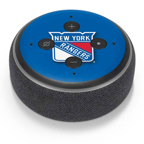 NHL New York Rangers Solid Background Amazon Echo Dot Skin