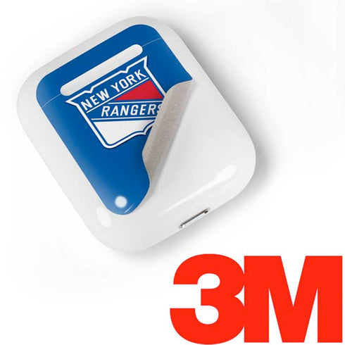 NHL New York Rangers Solid Background Apple AirPods Skin