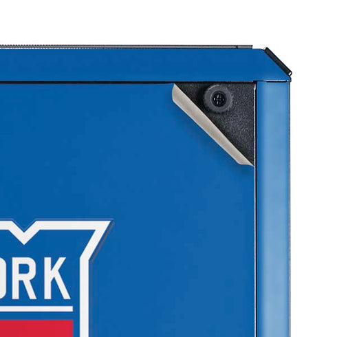 NHL New York Rangers Solid Background Cooler Master MasterBox Q300L Mini Tower Skin