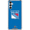 NHL New York Rangers Solid Background Galaxy A14 5G Clear Case