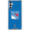 NHL New York Rangers Solid Background Galaxy A15 5G Clear Case