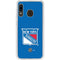 NHL New York Rangers Solid Background Galaxy A20 Clear Case