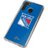 NHL New York Rangers Solid Background Galaxy A21 Clear Case