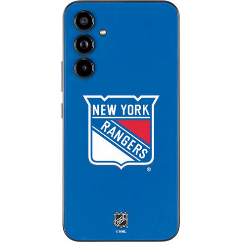 NHL New York Rangers Solid Background Galaxy A54 5G Skin