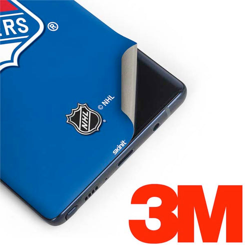 NHL New York Rangers Solid Background Galaxy Note 9 Skin