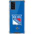 NHL New York Rangers Solid Background Galaxy Note20 5G Clear Case