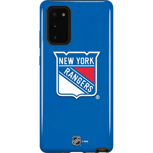 NHL New York Rangers Solid Background Galaxy Note20 5G Pro Case