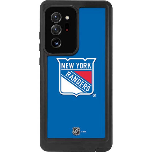NHL New York Rangers Solid Background Galaxy Note20 Ultra 5G Waterproof Case