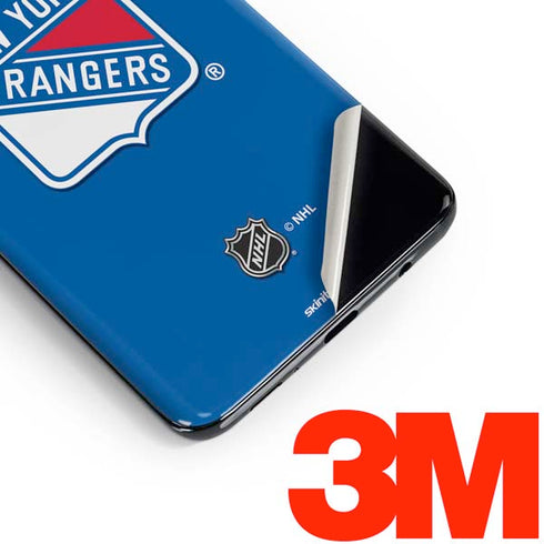 NHL New York Rangers Solid Background Galaxy S10 Skin