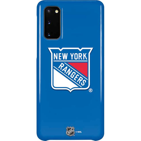 NHL New York Rangers Solid Background Galaxy S20 Lite Case