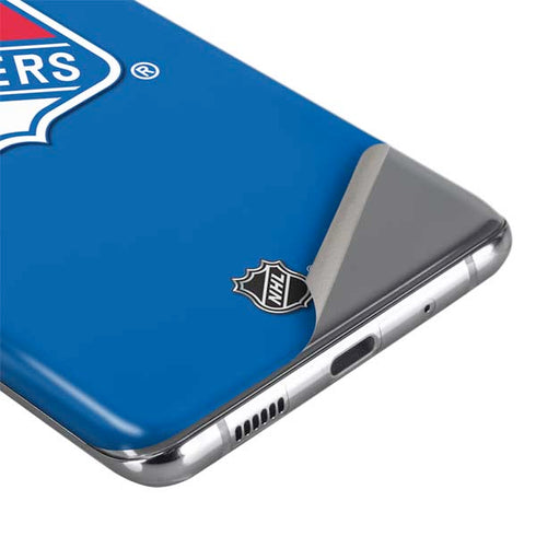 NHL New York Rangers Solid Background Galaxy S20 Skin