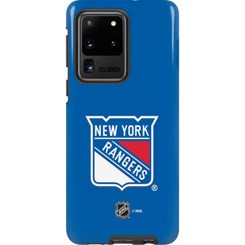 NHL New York Rangers Solid Background Galaxy S20 Ultra 5G Pro Case