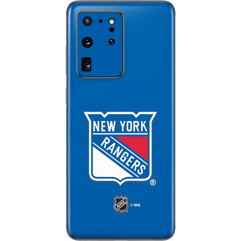 NHL New York Rangers Solid Background Galaxy S20 Ultra 5G Skin