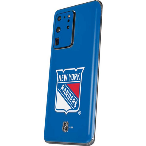 NHL New York Rangers Solid Background Galaxy S20 Ultra 5G Skin