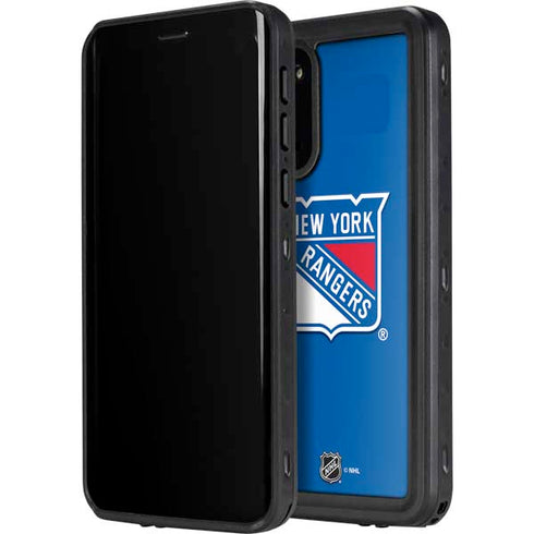 NHL New York Rangers Solid Background Galaxy S20 Waterproof Case