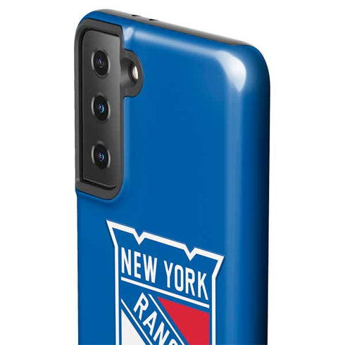 NHL New York Rangers Solid Background Galaxy S21 Plus 5G Pro Case