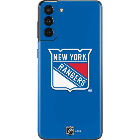 NHL New York Rangers Solid Background Galaxy S21 Plus 5G Skin