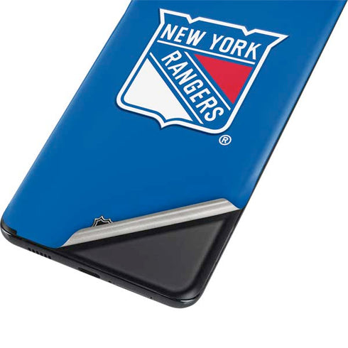 NHL New York Rangers Solid Background Galaxy S21 Plus 5G Skin