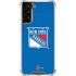 NHL New York Rangers Solid Background Galaxy S22 Plus Clear Case