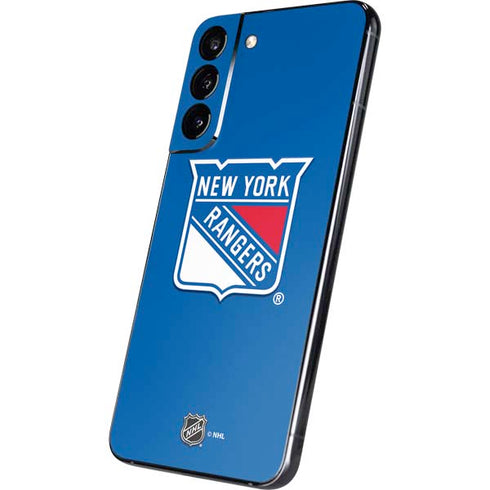 NHL New York Rangers Solid Background Galaxy S22 Plus Skin