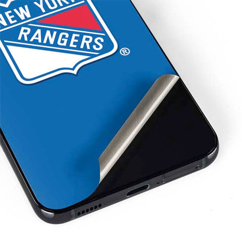 NHL New York Rangers Solid Background Galaxy S22 Plus Skin