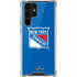NHL New York Rangers Solid Background Galaxy S22 Ultra Clear Case